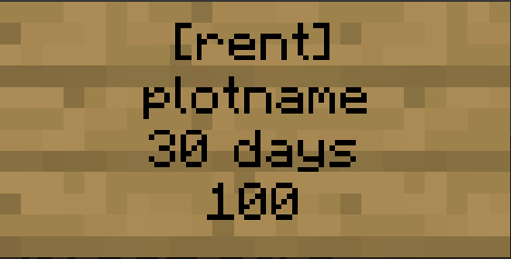Rent Sign